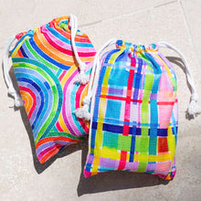 Load image into Gallery viewer, Lordy Dordie Rainbow Sand Free Towel
