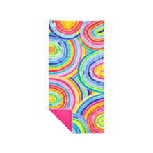 Load image into Gallery viewer, Lordy Dordie Rainbow Sand Free Towel
