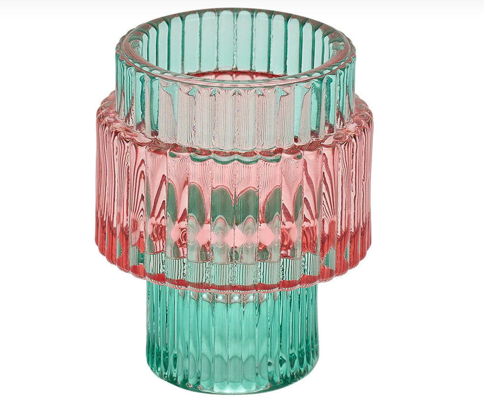 Jewel Tapered Candle Holders Large