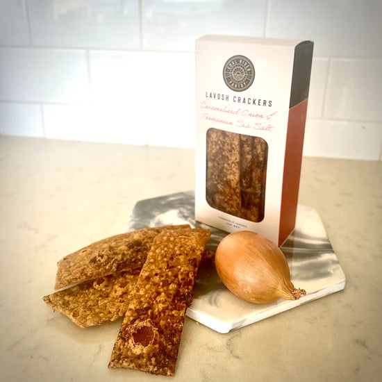 Lavosh Crackers - Caramelised Onion & Tasmania Sea Salt