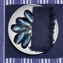 Load image into Gallery viewer, Place Mat Cotton Rib - Indigo
