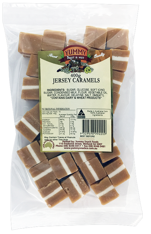 Jersey Caramels 400g