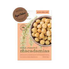 Load image into Gallery viewer, Oven Roasted Macadamias - Pink Lake Salt - 100g

