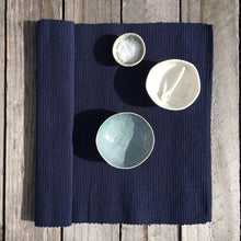 Load image into Gallery viewer, Place Mat Cotton Rib - Indigo
