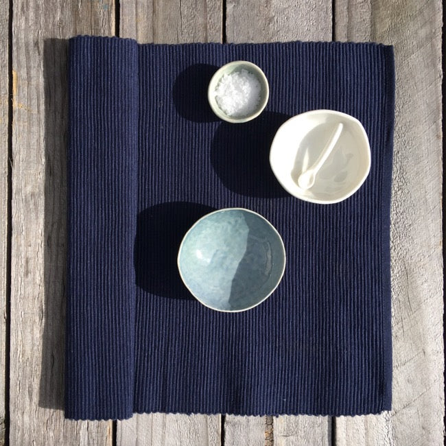 Place Mat Cotton Rib - Indigo
