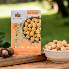 Load image into Gallery viewer, Oven Roasted Macadamias - Pink Lake Salt - 100g
