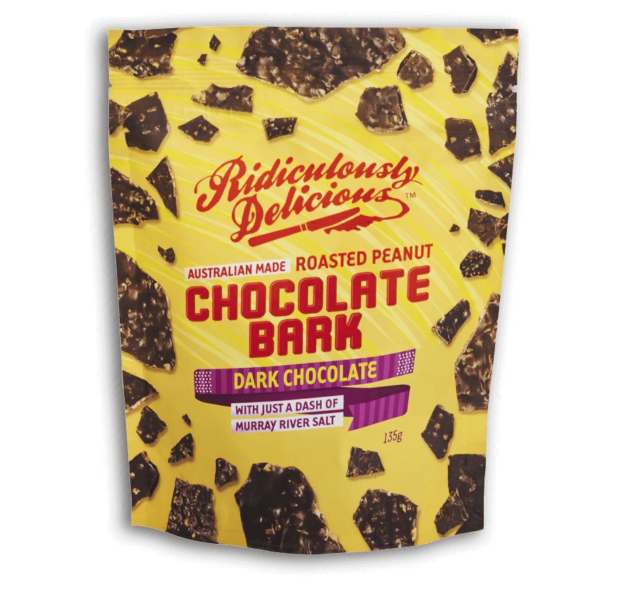 Ridiculously Delicious Dark Choc Salted Peanut Bark 135g