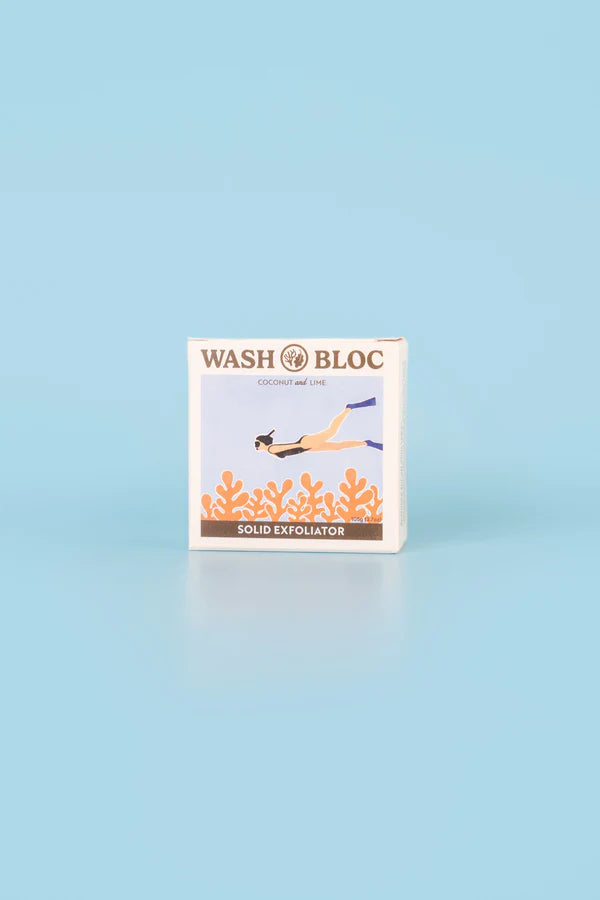 Wash Bloc - Solid Exfoliator - Exfoliating Body Wash Bloc