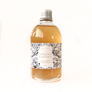 White Peach Shrub Syrup - 250ml