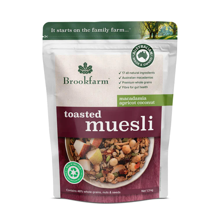 Toasted Muesli Macadamia Apricot & Coconut 1.3kg