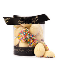 Load image into Gallery viewer, Small Eggs 100g White Chocolate with Sprinkles
