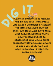 Load image into Gallery viewer, Dig It! Kids Keep Cup - 240ml (STRAW INCLUDED)
