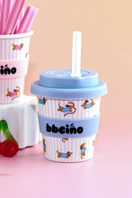 Load image into Gallery viewer, Dash in Blue Babycino Cup - 120ml (STRAW INCLUDED)
