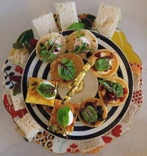 Load image into Gallery viewer, Butterfly &amp; Stripe High Tea Stand
