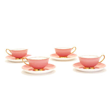 Load image into Gallery viewer, Pale Pink Teacup and Saucer

