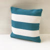 Load image into Gallery viewer, Outdoor Cushion Cover 50CM – Peacock Stripe
