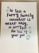 Load image into Gallery viewer, CB Sympathy Card
