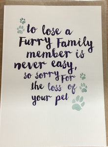 CB Sympathy Card