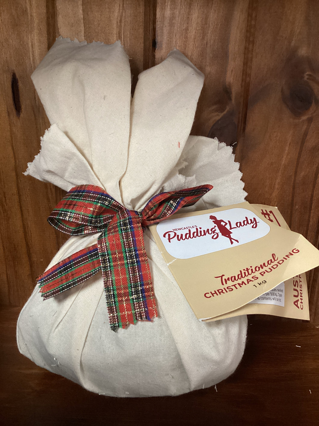 Traditional Christmas Pudding 1kg Log