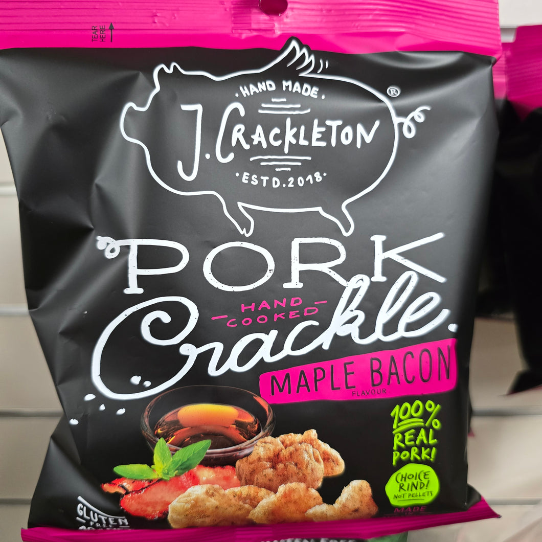 Pork Crackle Maple Bacon 40g