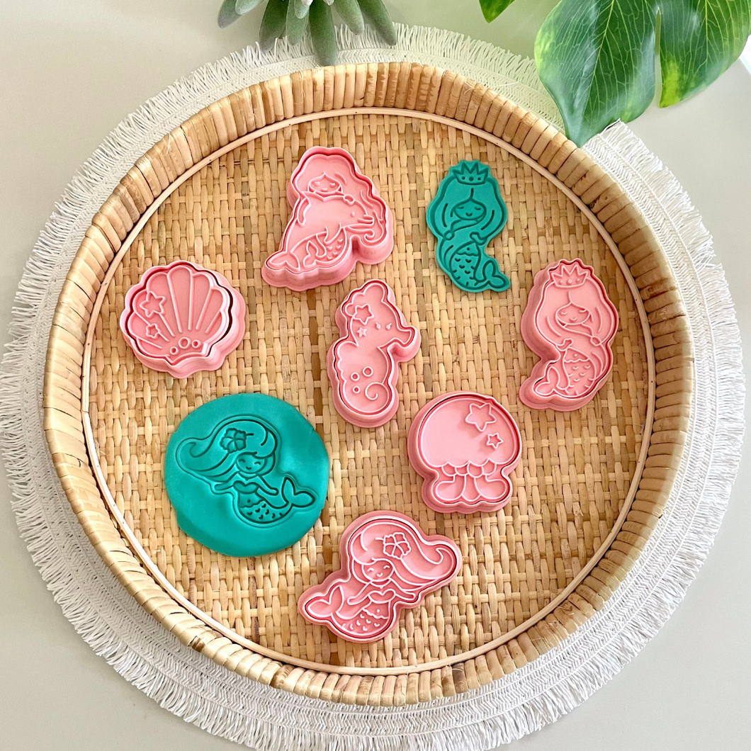 Mermaids - Cutters and Stamps Set (w/s)