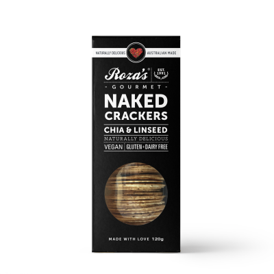 ROZAS NAKED CRACKERS 120G